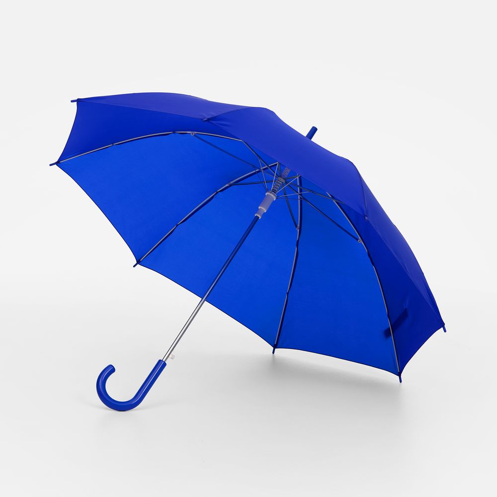 Зонт-трость Promo, синий с логотипом