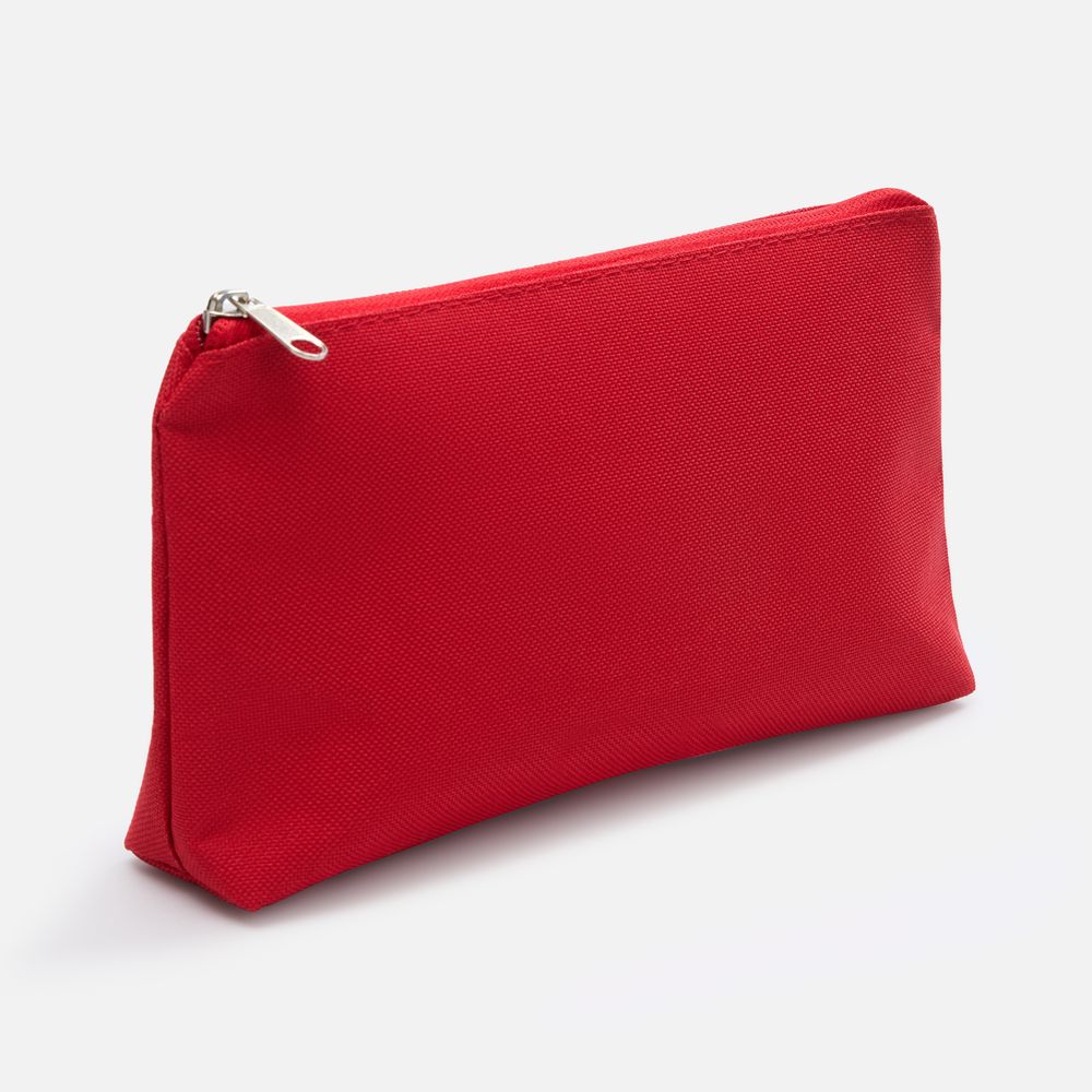 Косметичка Looksi, красная с логотипом