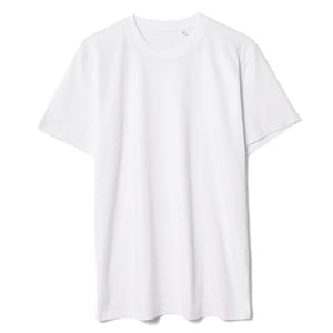 Футболка мужская T-bolka Stretch, белая с логотипом