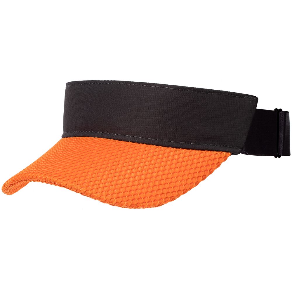 Козырек Grand Slam, темно-серый с оранжевым с логотипом