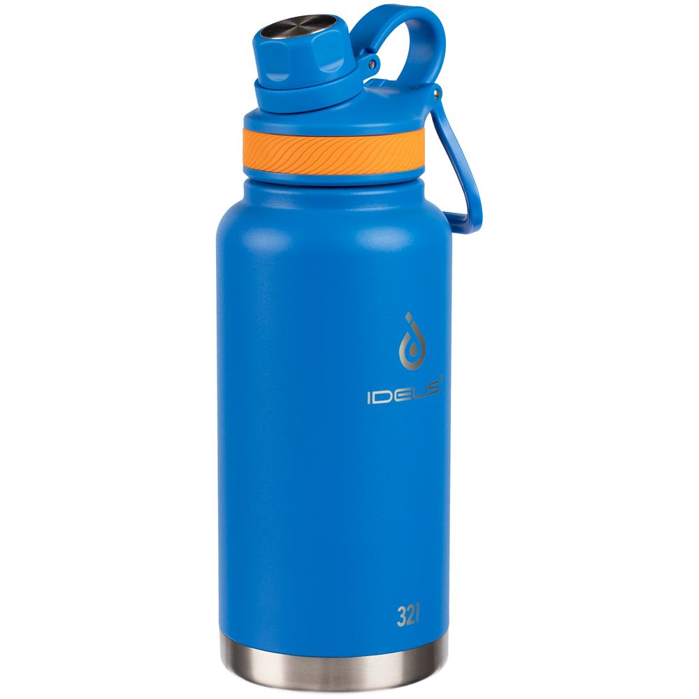 Термобутылка Fujisan XL, синяя с логотипом