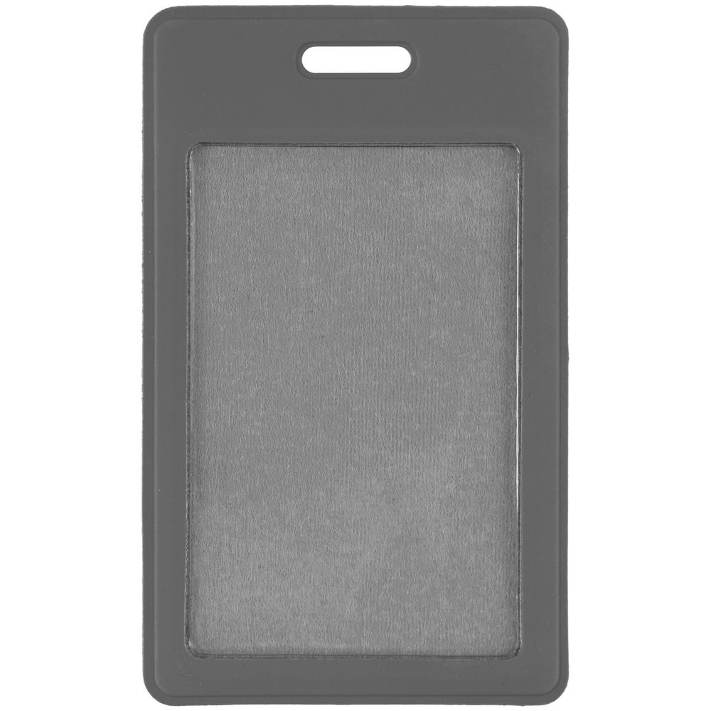 Чехол для пропуска Dorset, серый с логотипом