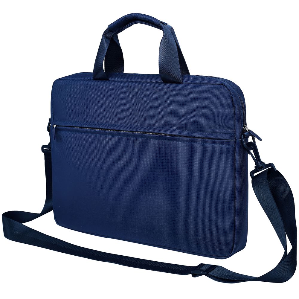 Сумка для ноутбука L215, синяя с логотипом