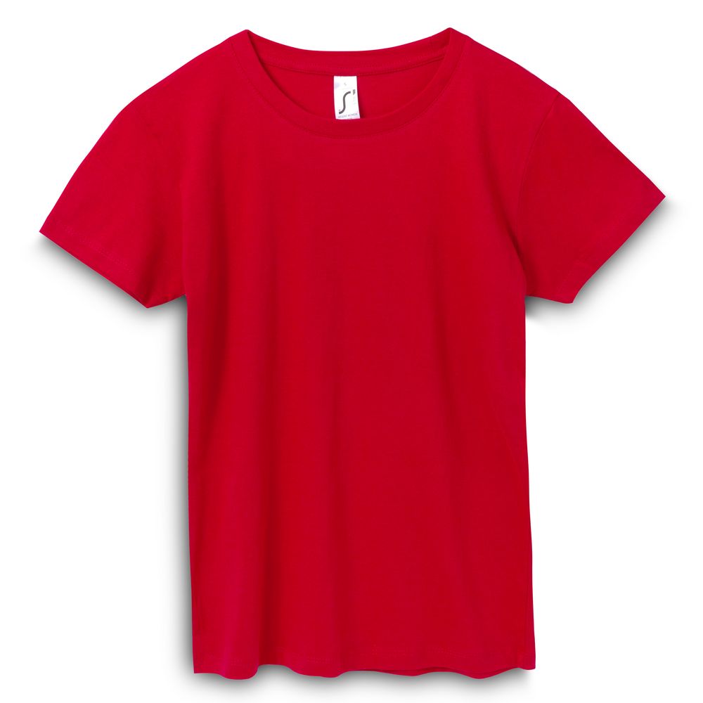 Футболка женская Regent Women, красная с логотипом