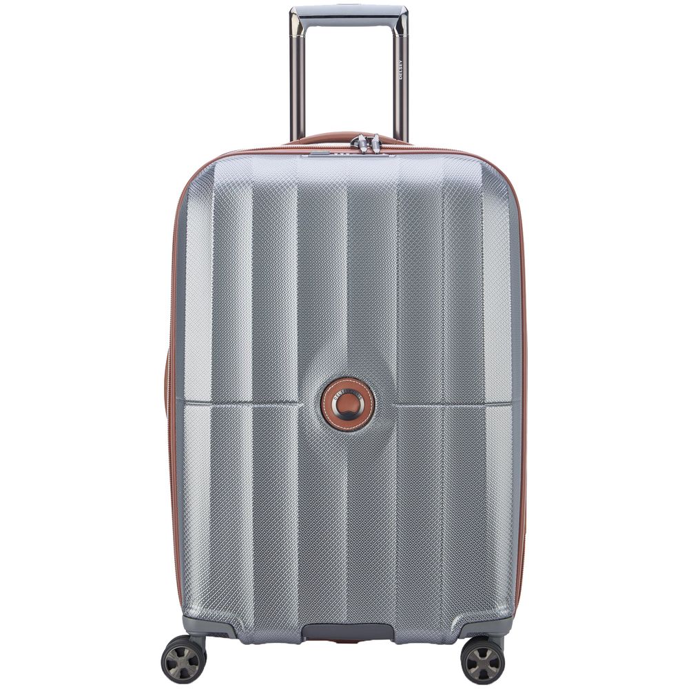 Чемодан St Tropez M, серый с логотипом