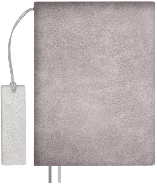 Ежедневник Avila, недатированный, серый с логотипом