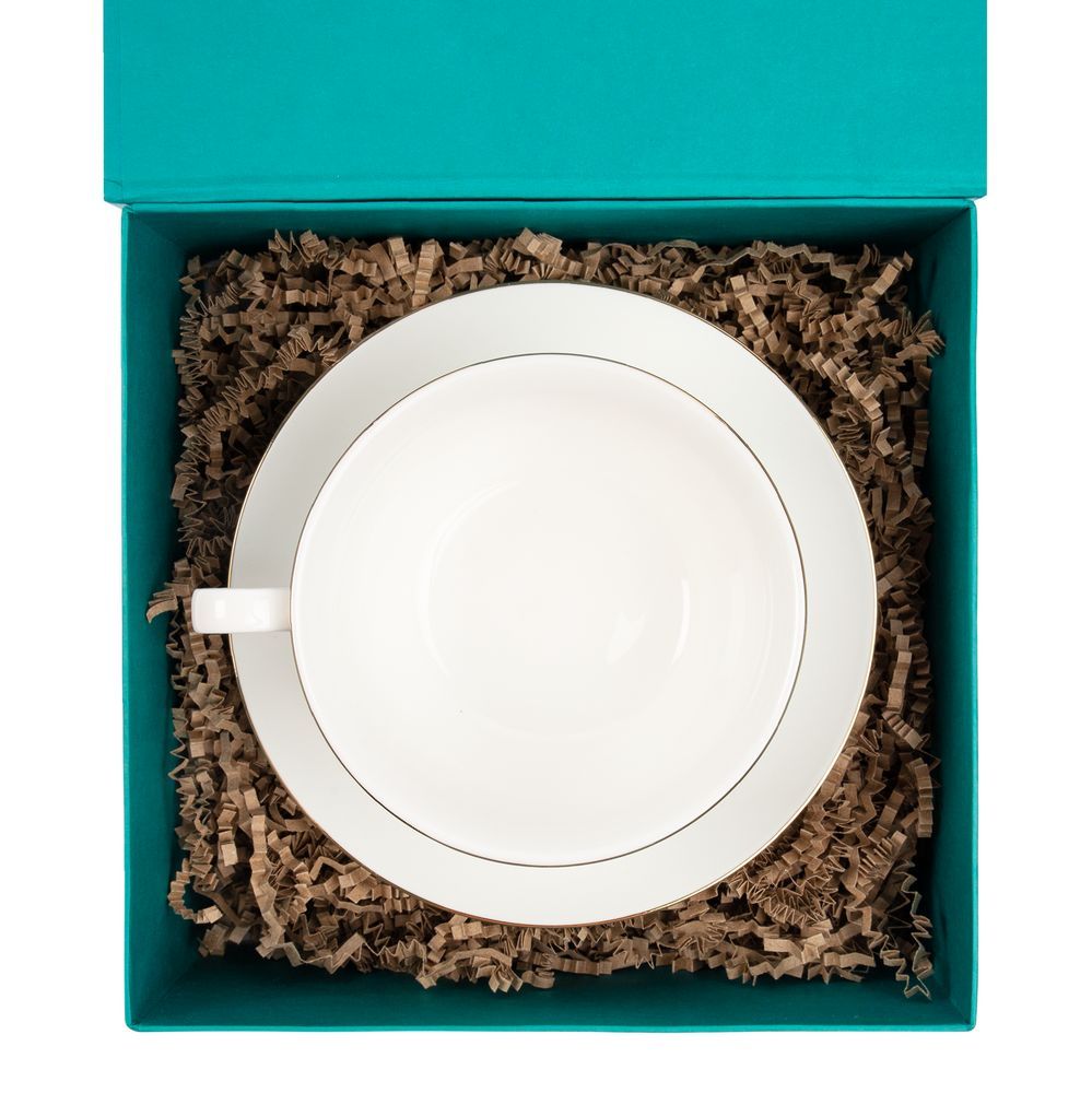 Подарочные коробки с печатью логотипа. Коробка Pack In Style по цене 434 ₽ руб. (артикул 72005.42) Коробка Pack In Style, бирюзовая