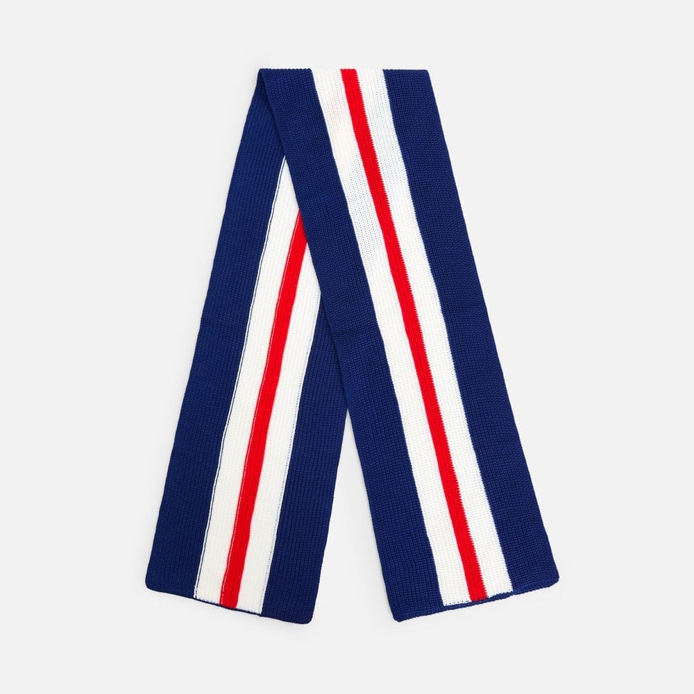 Шарф Winwear, темно-синий (кобальт) с логотипом