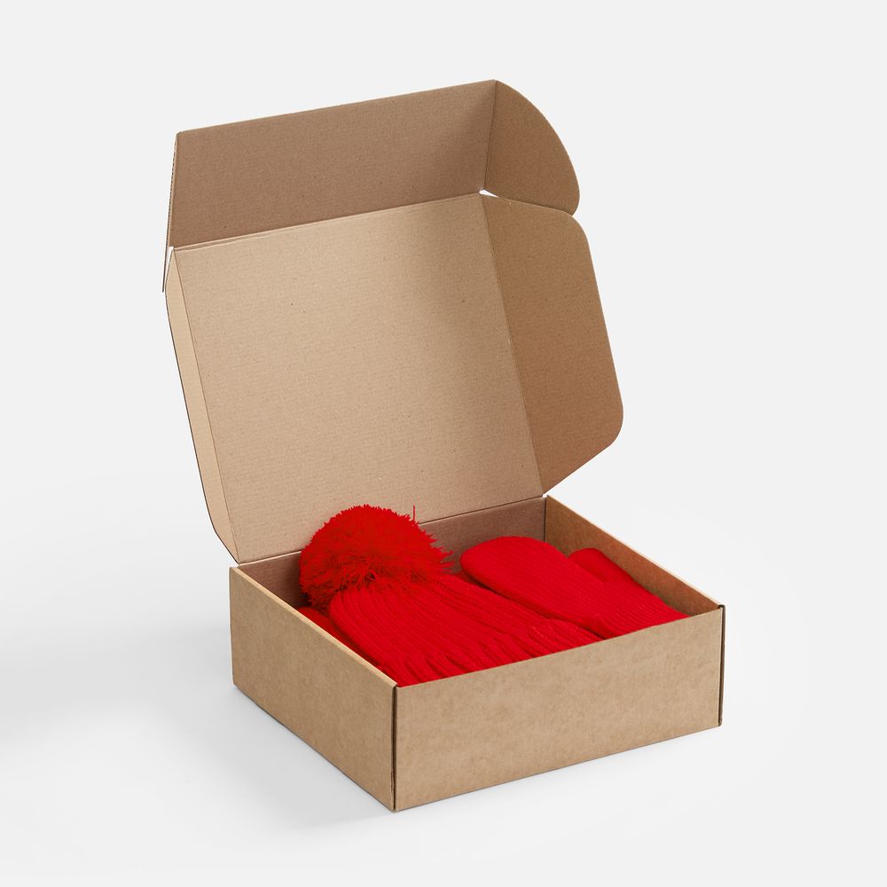 Набор HappyGo, красный с логотипом