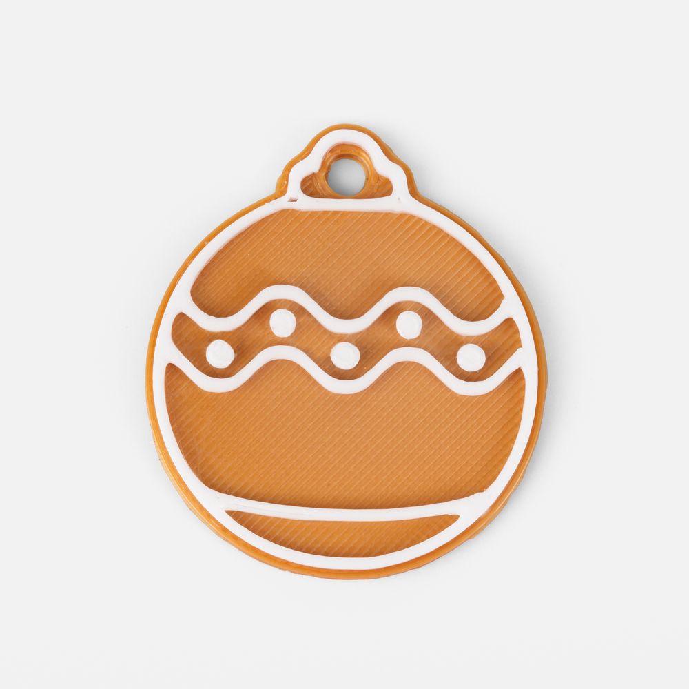 Мини-подвеска «Пряник», 3D-печать на заказ, шарик с логотипом