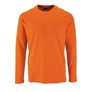 Футболка с длинным рукавом Imperial LSL Men, оранжевая с логотипом