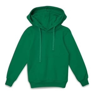 Худи детское Kirenga Kids 2.0, зеленое с логотипом