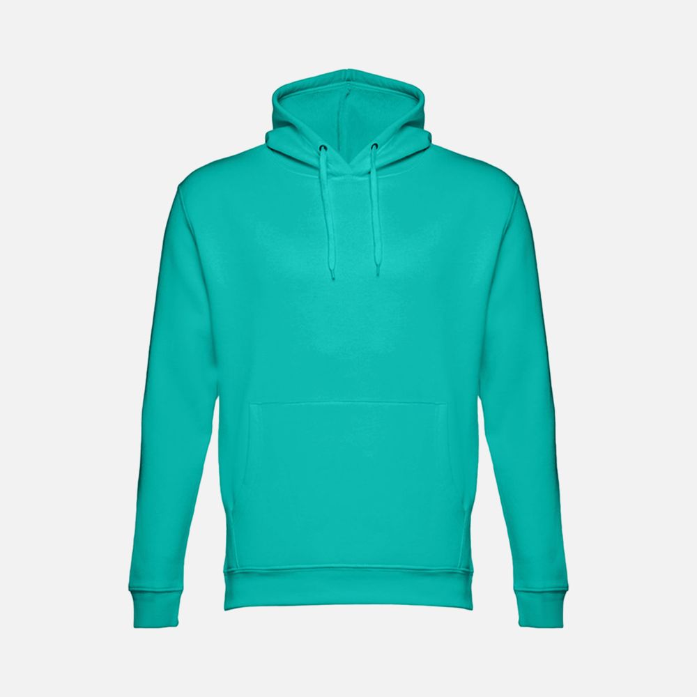 Худи унисекс Phoenix, изумрудно-зеленое с логотипом
