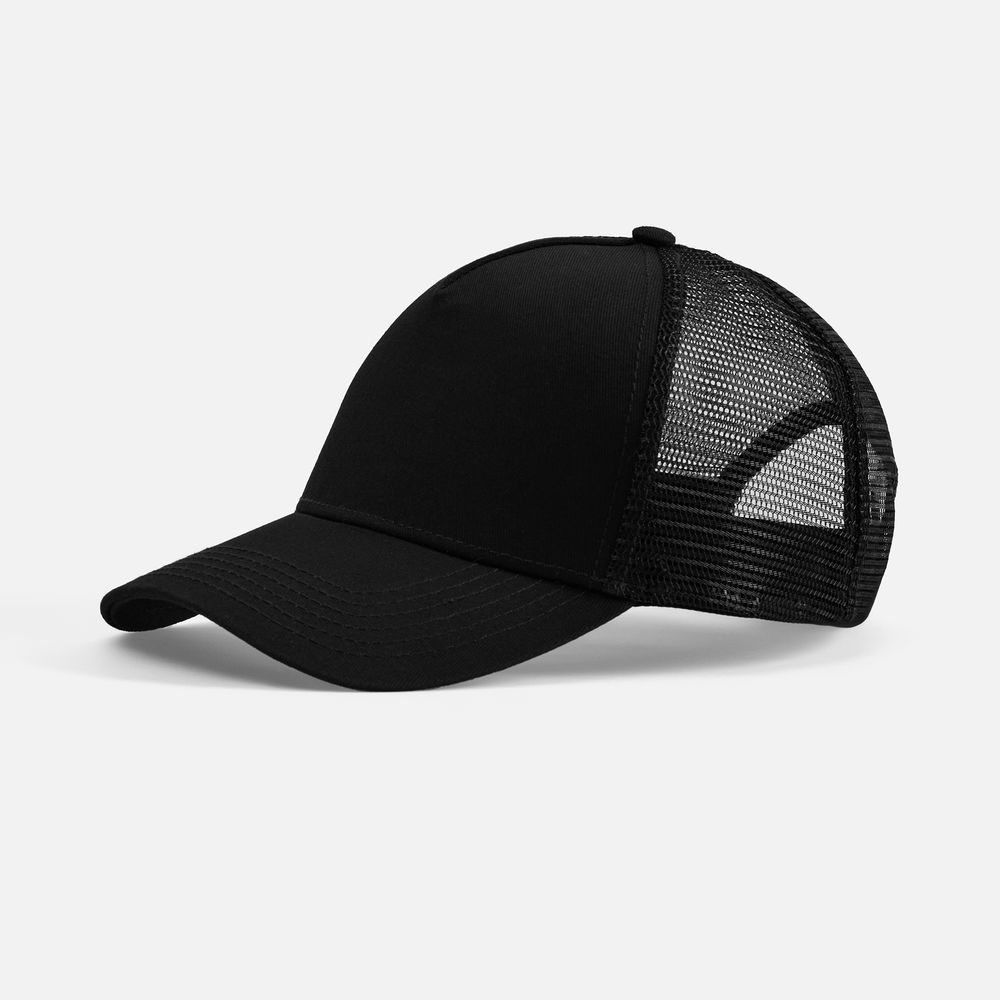 Бейсболка C3, черная с логотипом