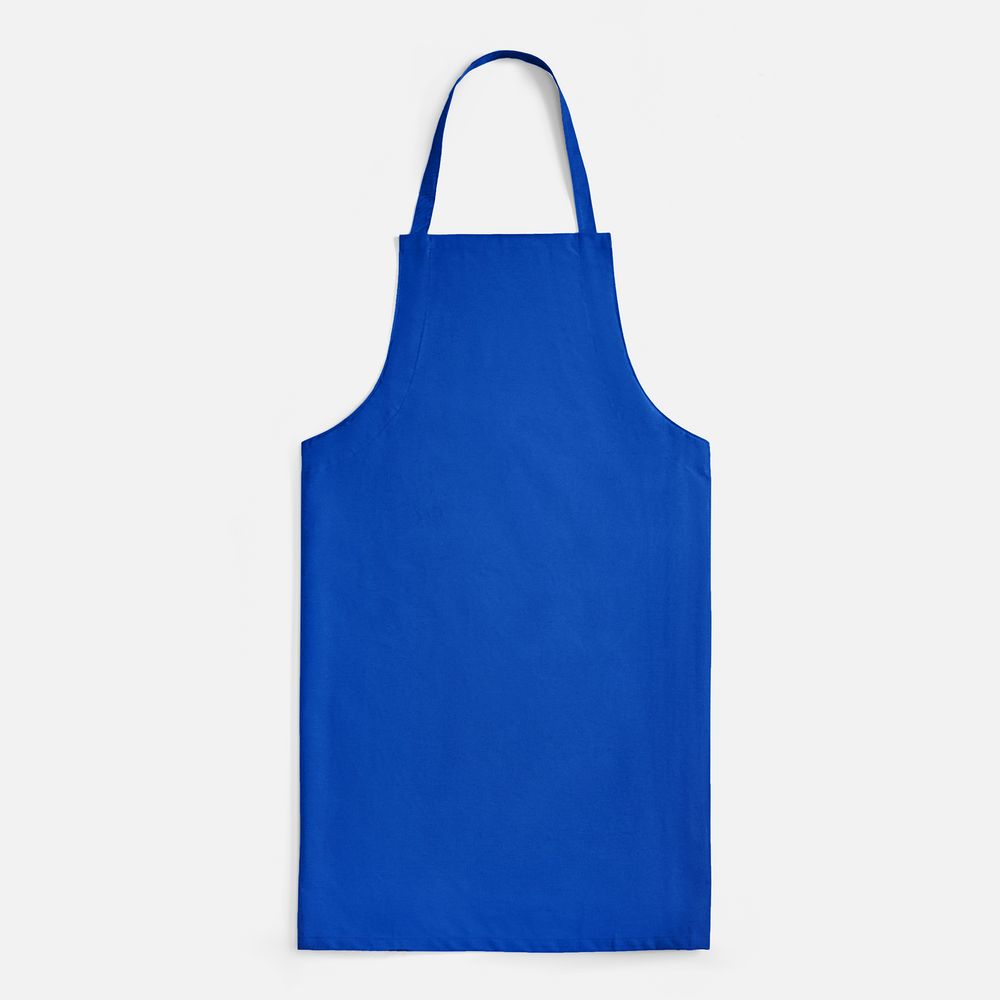 Фартук E1, синий с логотипом