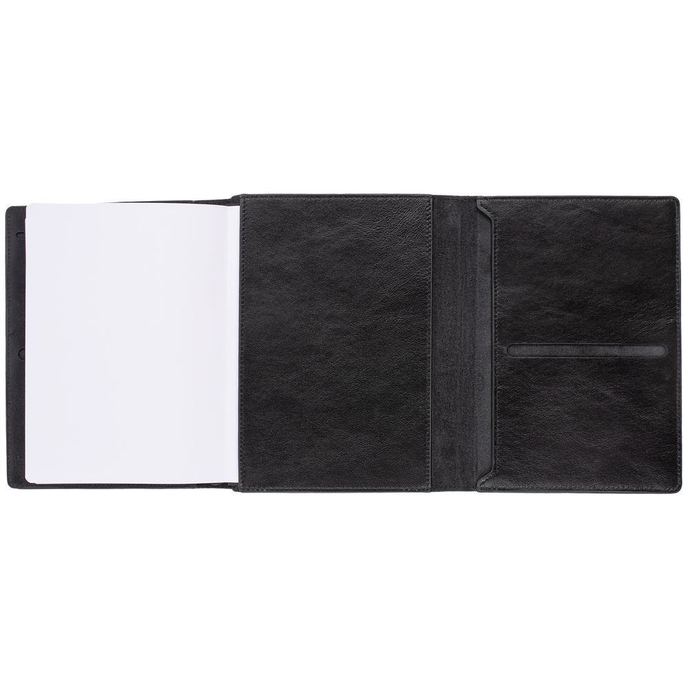 Ежедневники с логотипом с печатью логотипа. Ежедневник-портфолио Napoli, недатированный по цене 6 919 ₽ руб. (артикул 55601.30) Ежедневник-портфолио Napoli, недатированный, черный