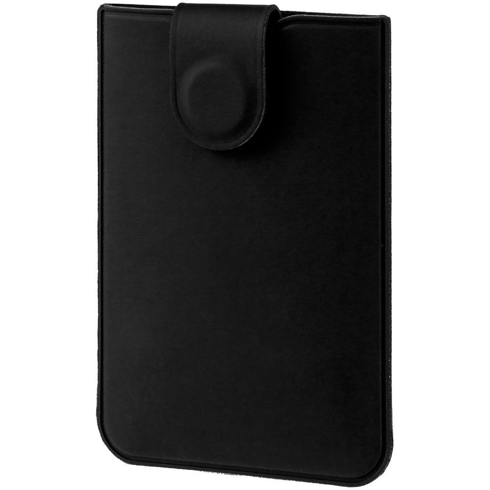 Чехол для карточек Faery, черный с логотипом