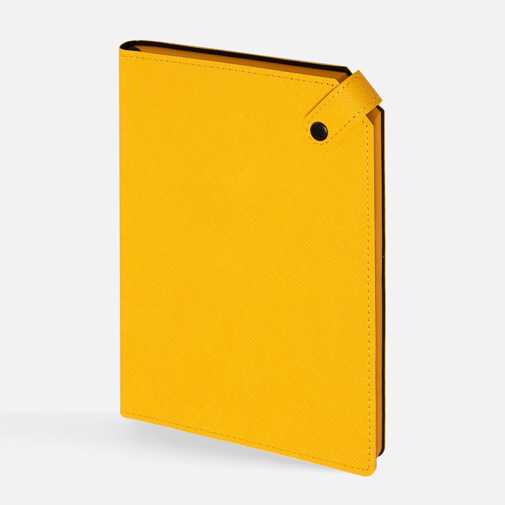 Ежедневник Espresso, недатированный, желтый с логотипом