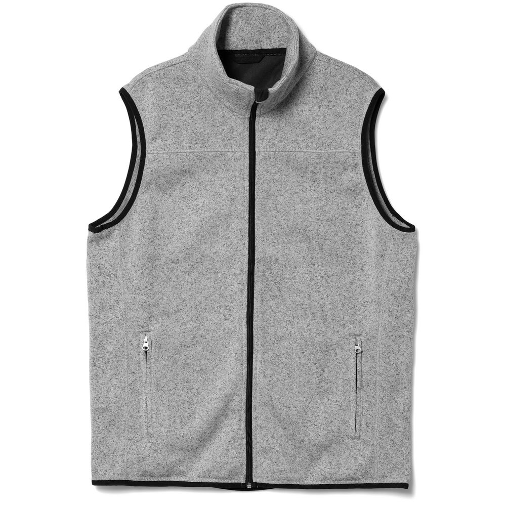 Жилет унисекс Gotland, серый с логотипом