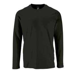 Футболка с длинным рукавом Imperial LSL Men, черная с логотипом