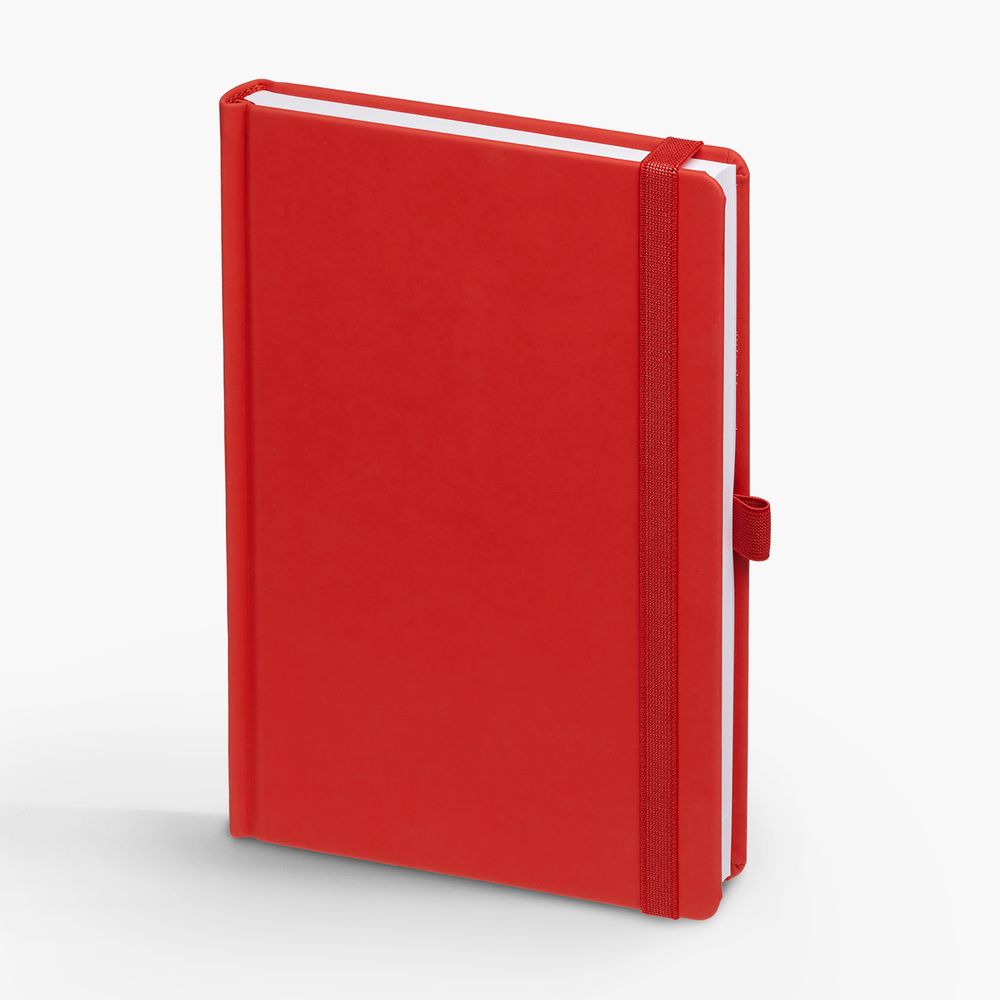 Ежедневник Favor, недатированный, красный с логотипом