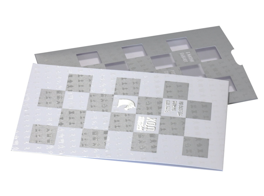 Открытка из серии «Ход конем» с логотипом