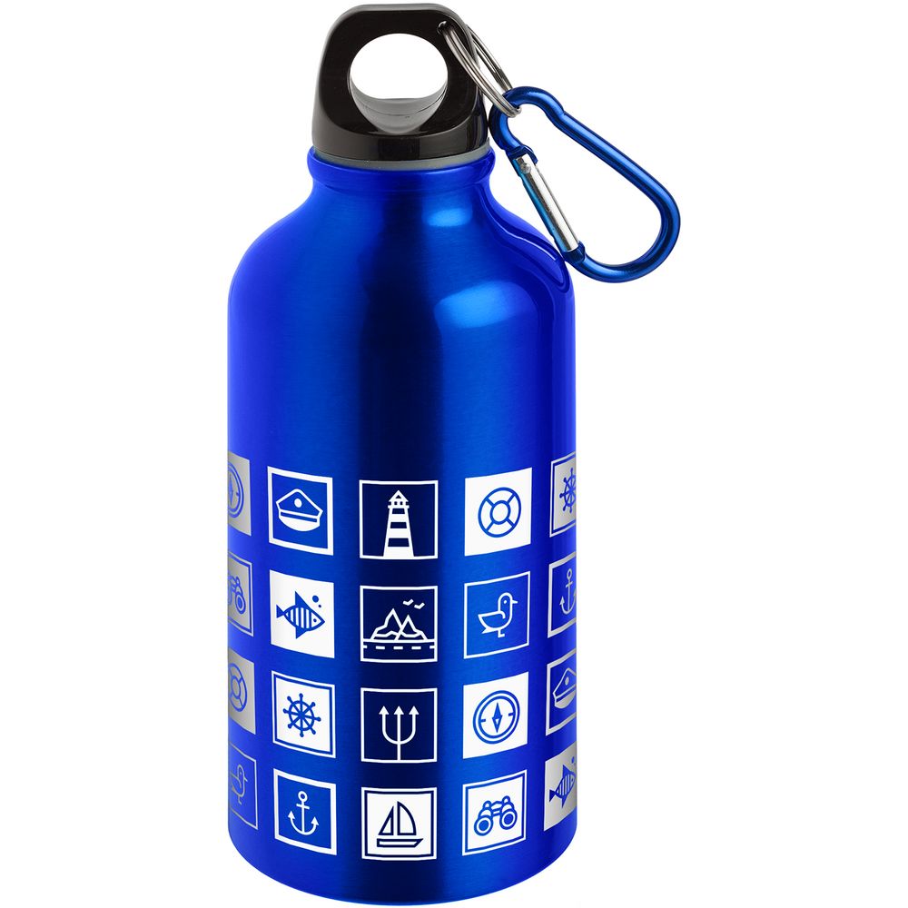 Бутылка для спорта Industry, морская с логотипом