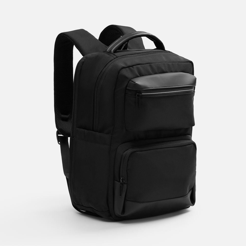 Рюкзак nowaPolis, черный с логотипом