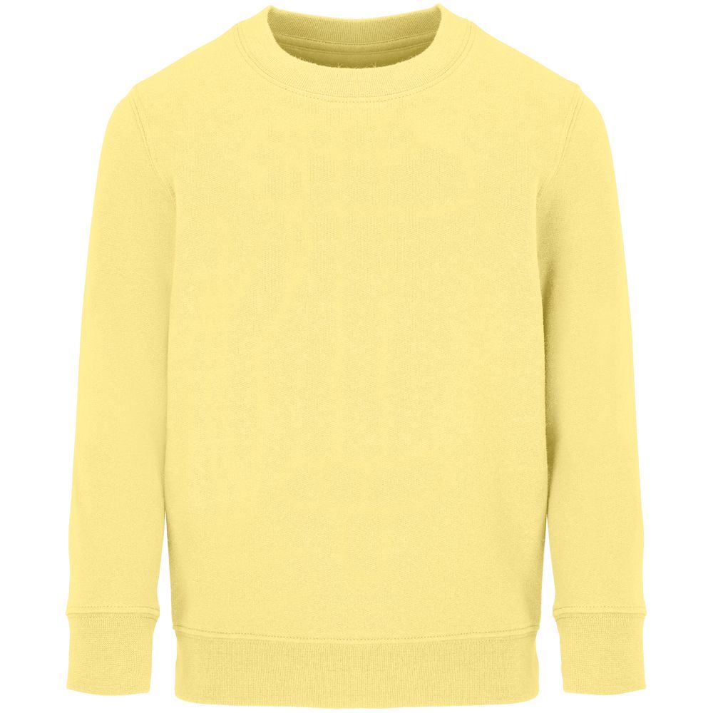Свитшот детский Columbia Kids, светло-желтый с логотипом