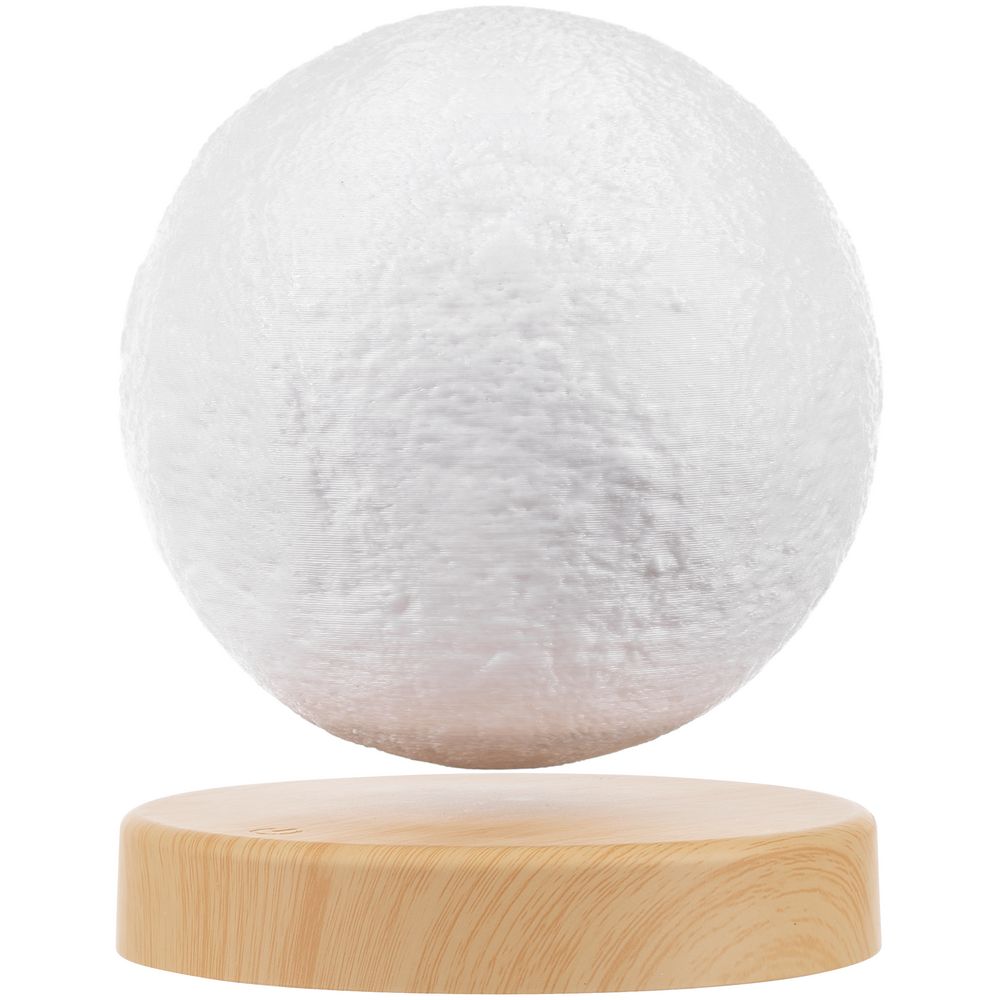 Левитирующая луна MoonFlight с пластиковой подставкой с логотипом