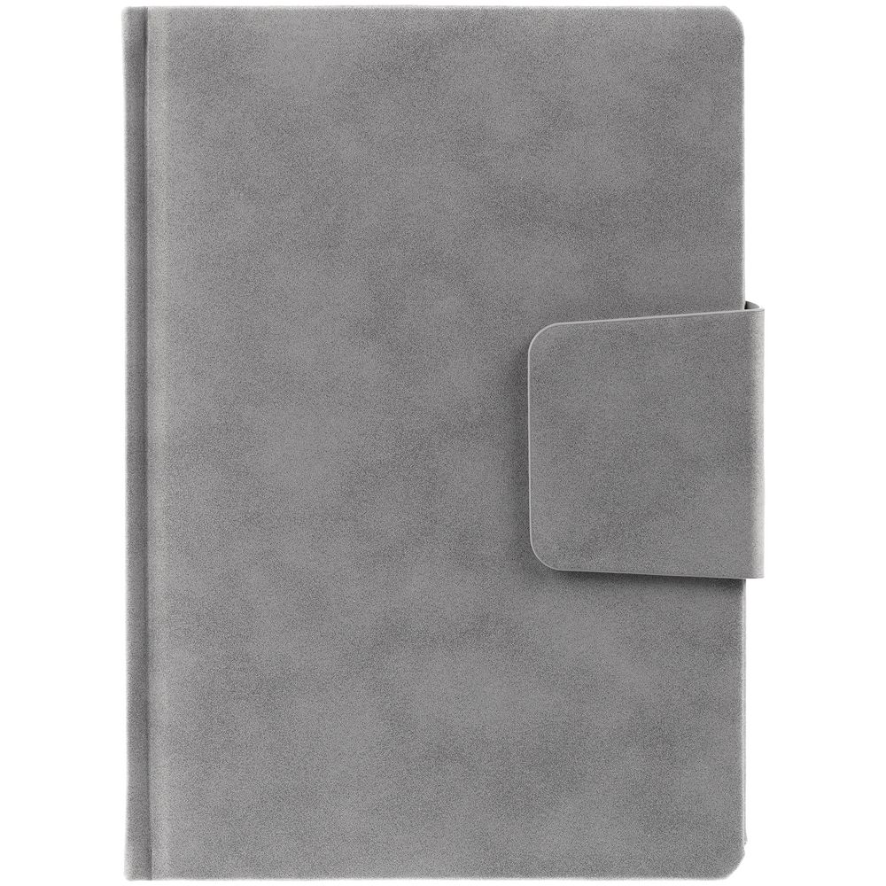 Ежедневник Capital, недатированный, серый с логотипом