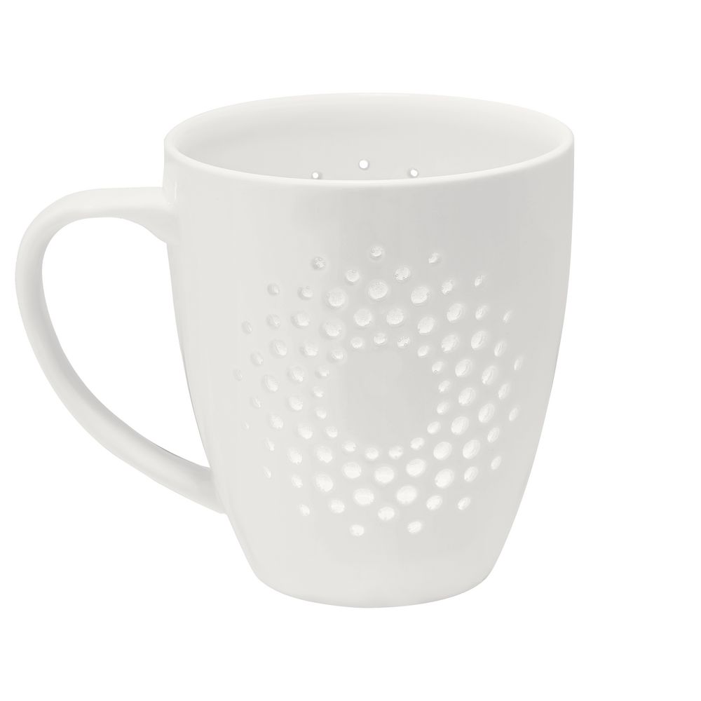 Кружка Coralli Fiore, белая с логотипом