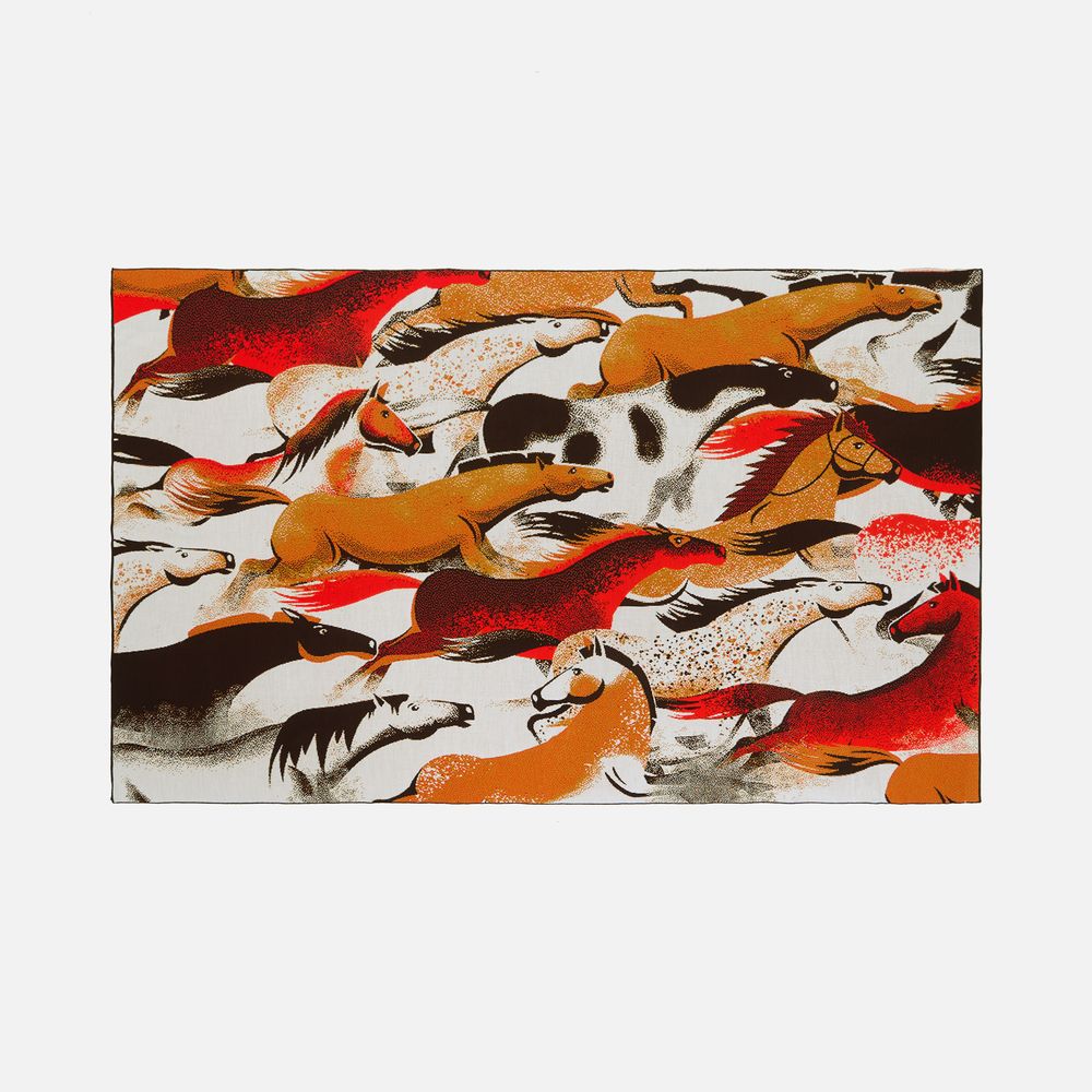 Плед «Огнегривые» с логотипом