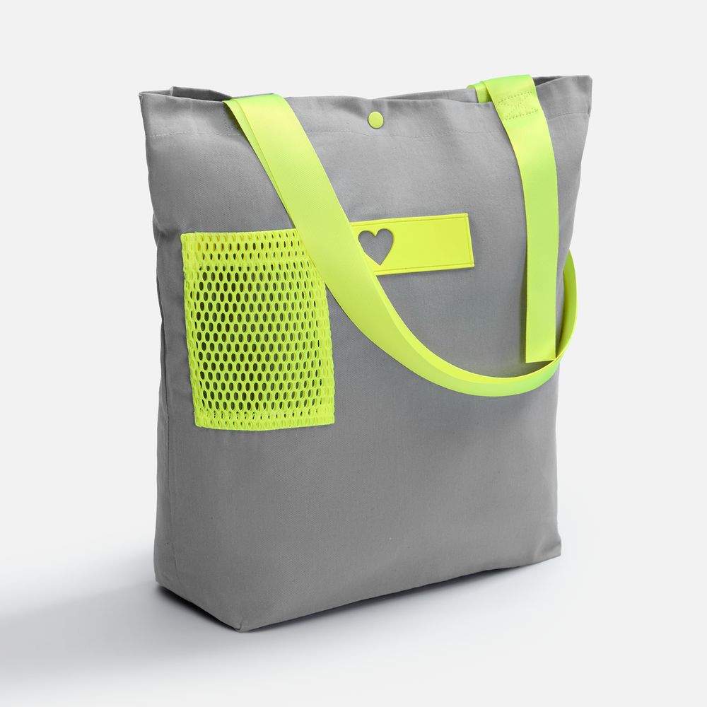 Шопер-конструктор Taga с желтыми элементами с логотипом