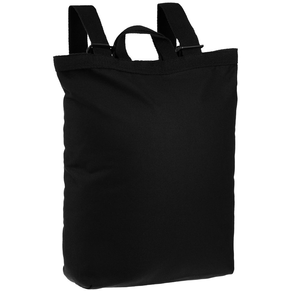 Рюкзак холщовый Discovery Bag, черный с логотипом