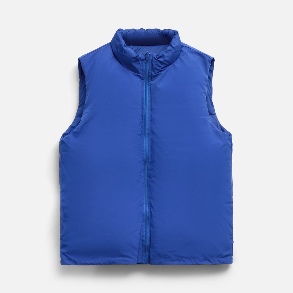 Жилет двусторонний V2, синий с логотипом