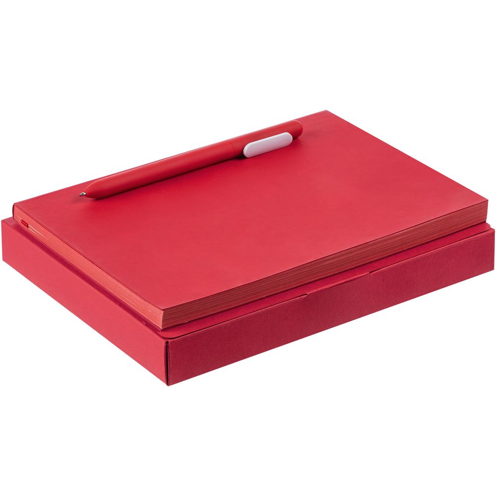 Набор Flat, красный с логотипом