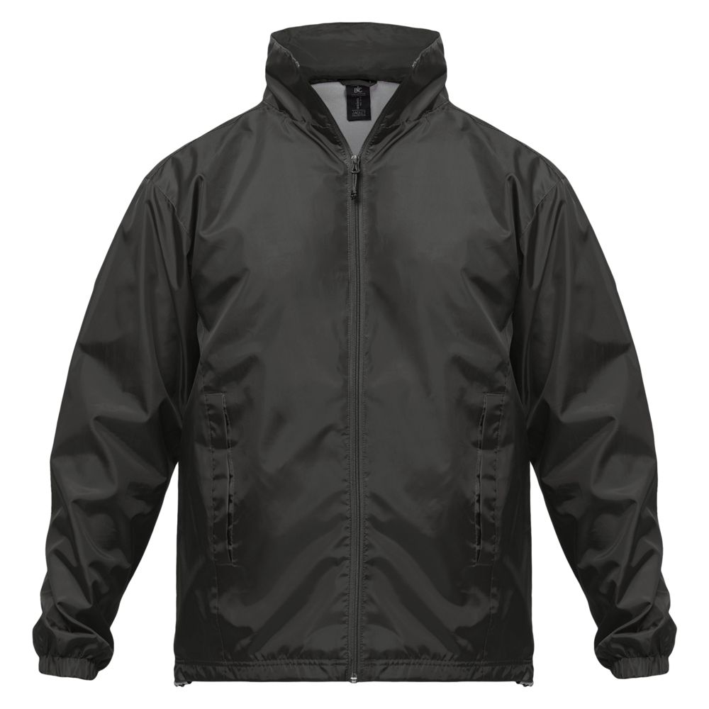 Ветровка ID.601 черная с логотипом
