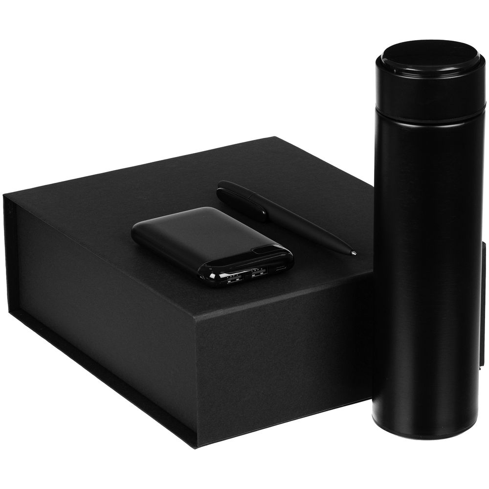 Набор VitalTrio, черный с логотипом