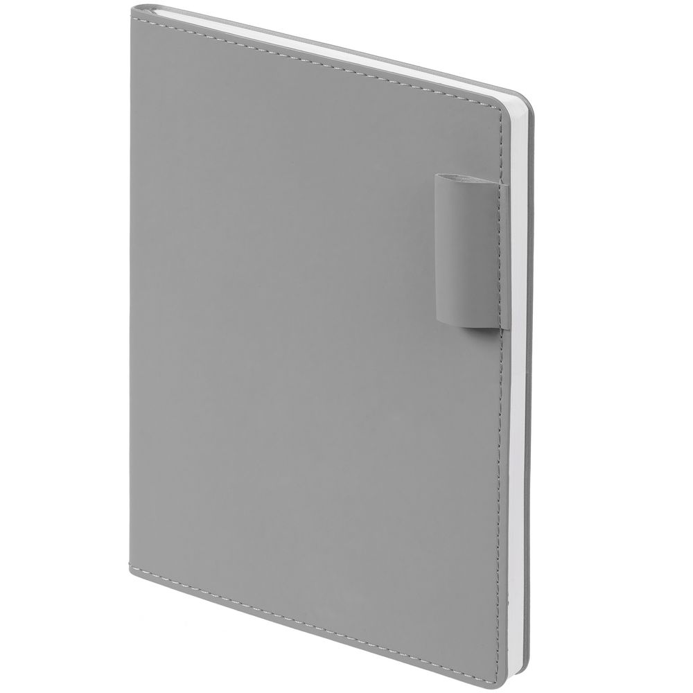 Ежедневник Tact, недатированный, серый с логотипом
