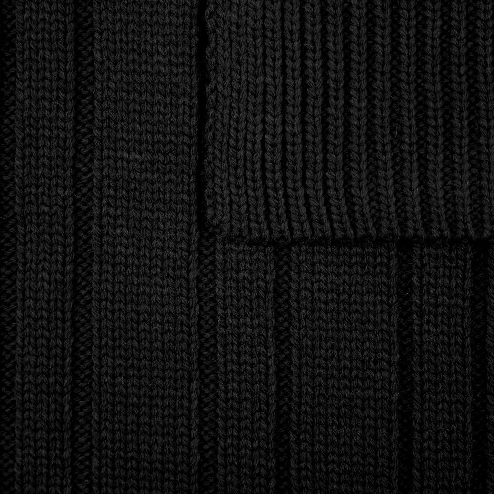 Шарфы с печатью логотипа. Шарф Knit Beat по цене 921 ₽ руб. (артикул 19892.30) Шарф Knit Beat, черный