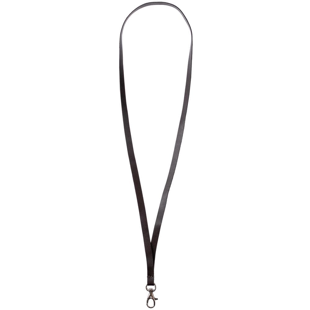 Лента для бейджа Leather Long с логотипом