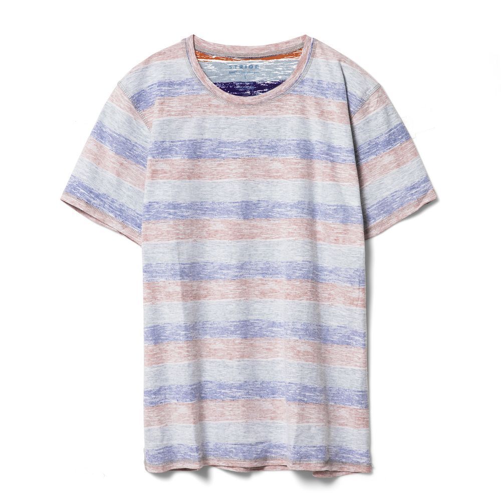 Футболка мужская Rayet двусторонняя, оранжевая с фиолетовым Футболка мужская Rayet двусторонняя, оранжевая с фиолетовым