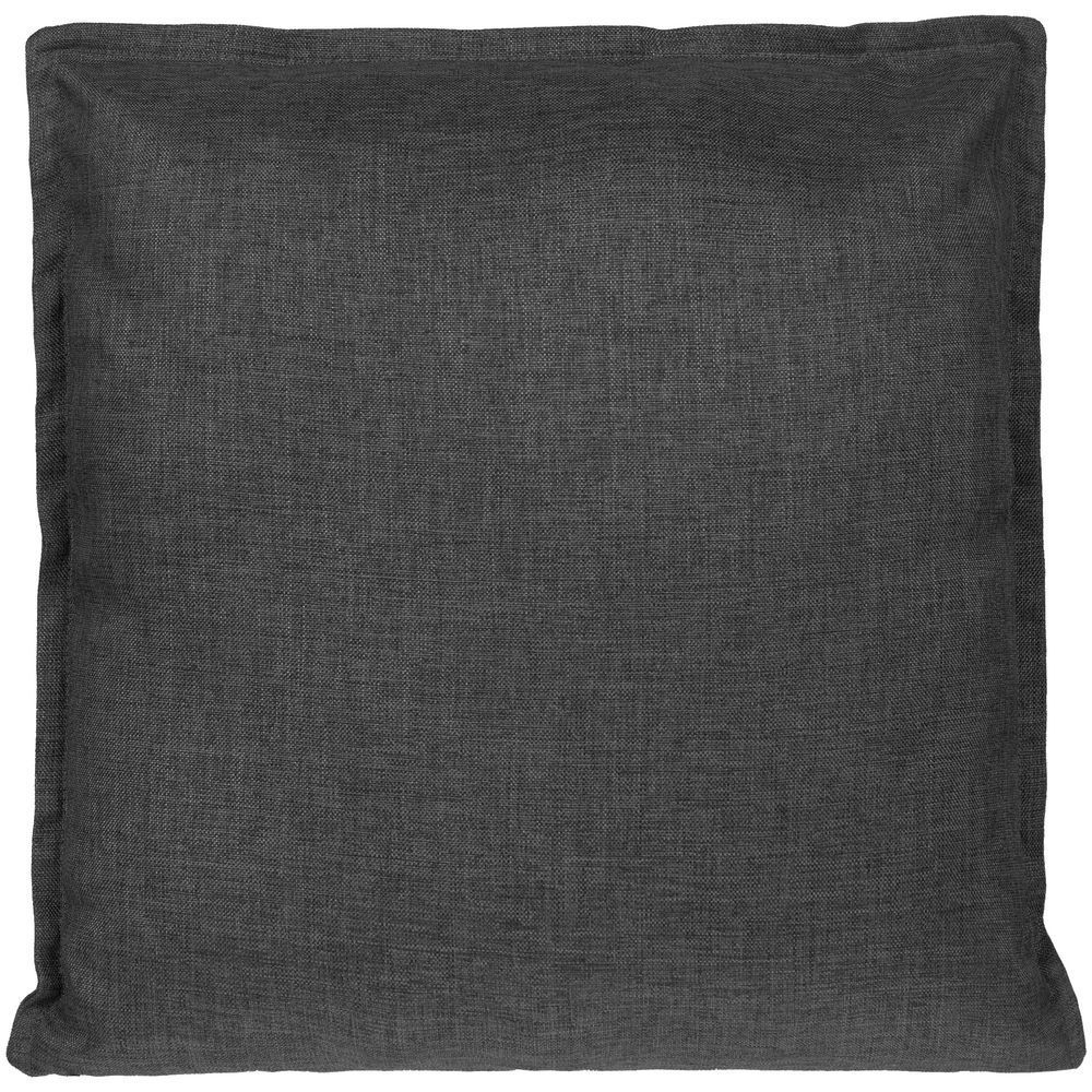 Подушка Settle In, темно-серая с логотипом