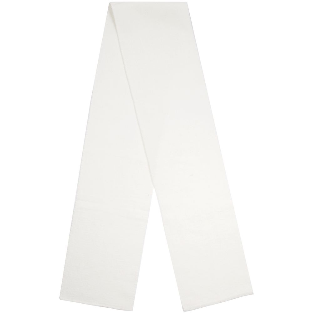 Шарф Urban Flow, молочно-белый с логотипом