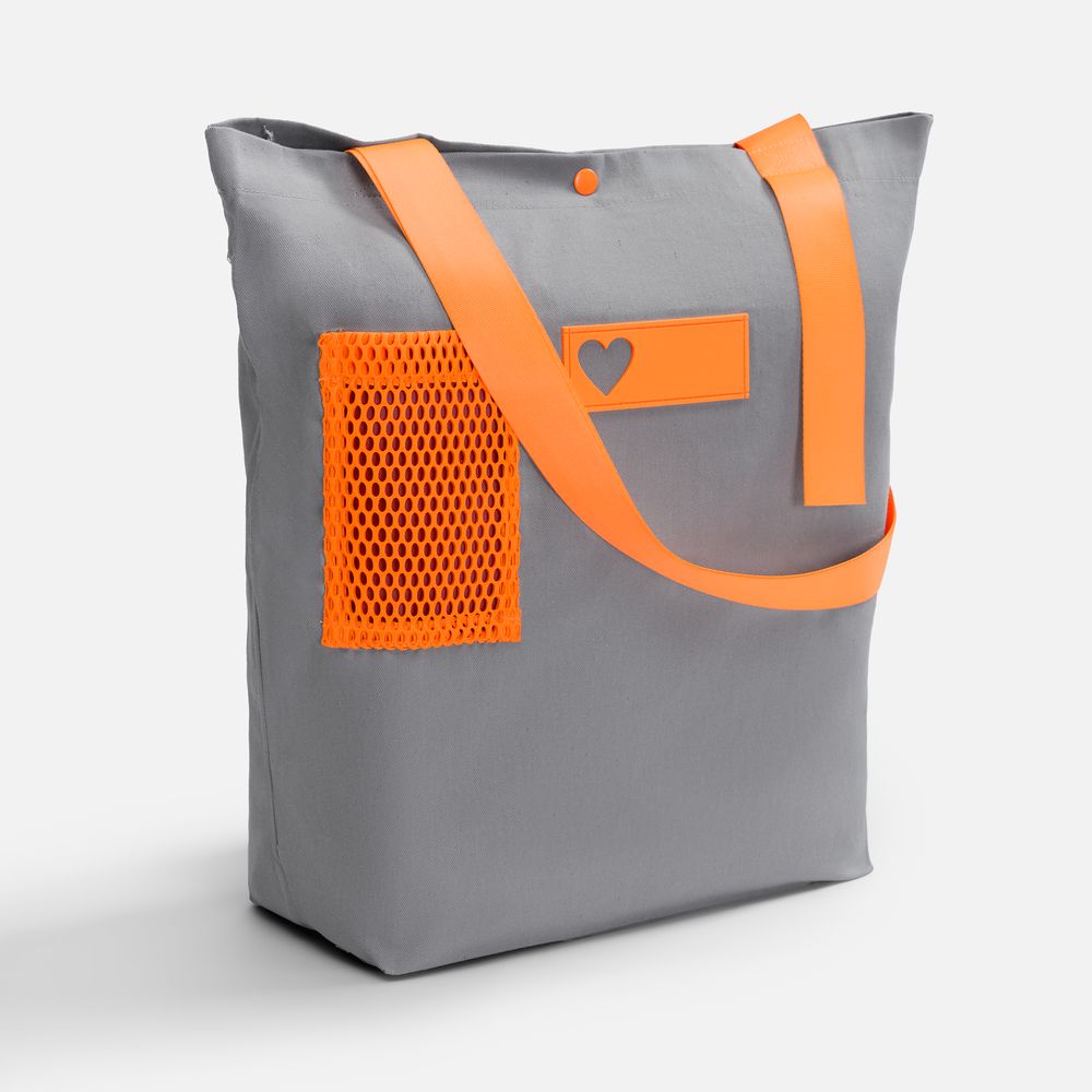 Шопер-конструктор Taga с оранжевыми элементами с логотипом