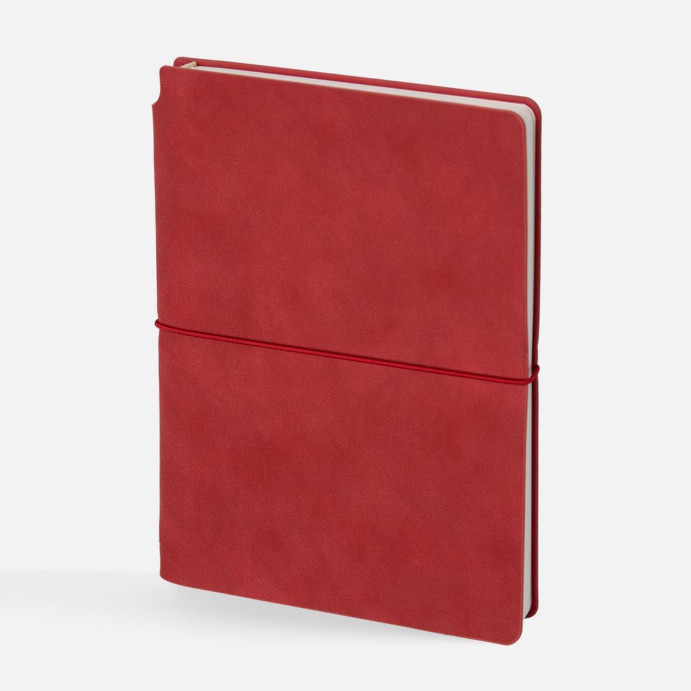 Ежедневник Kuka, недатированный, ver.2, красный с логотипом