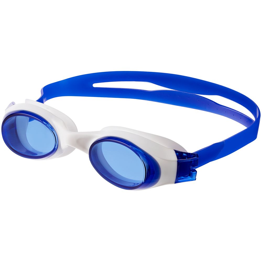 Очки для плавания Swimatic, синие с белым с логотипом