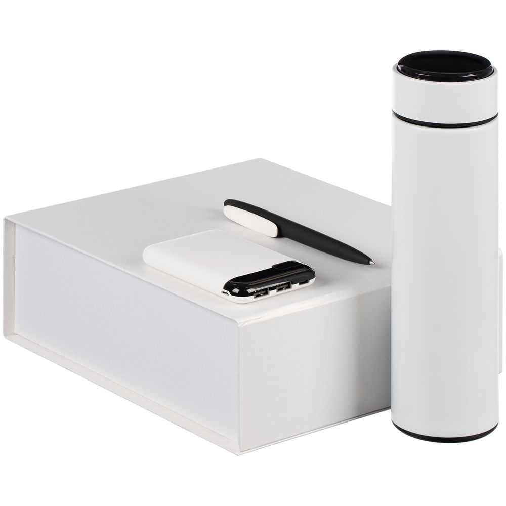 Набор VitalTrio, белый с логотипом