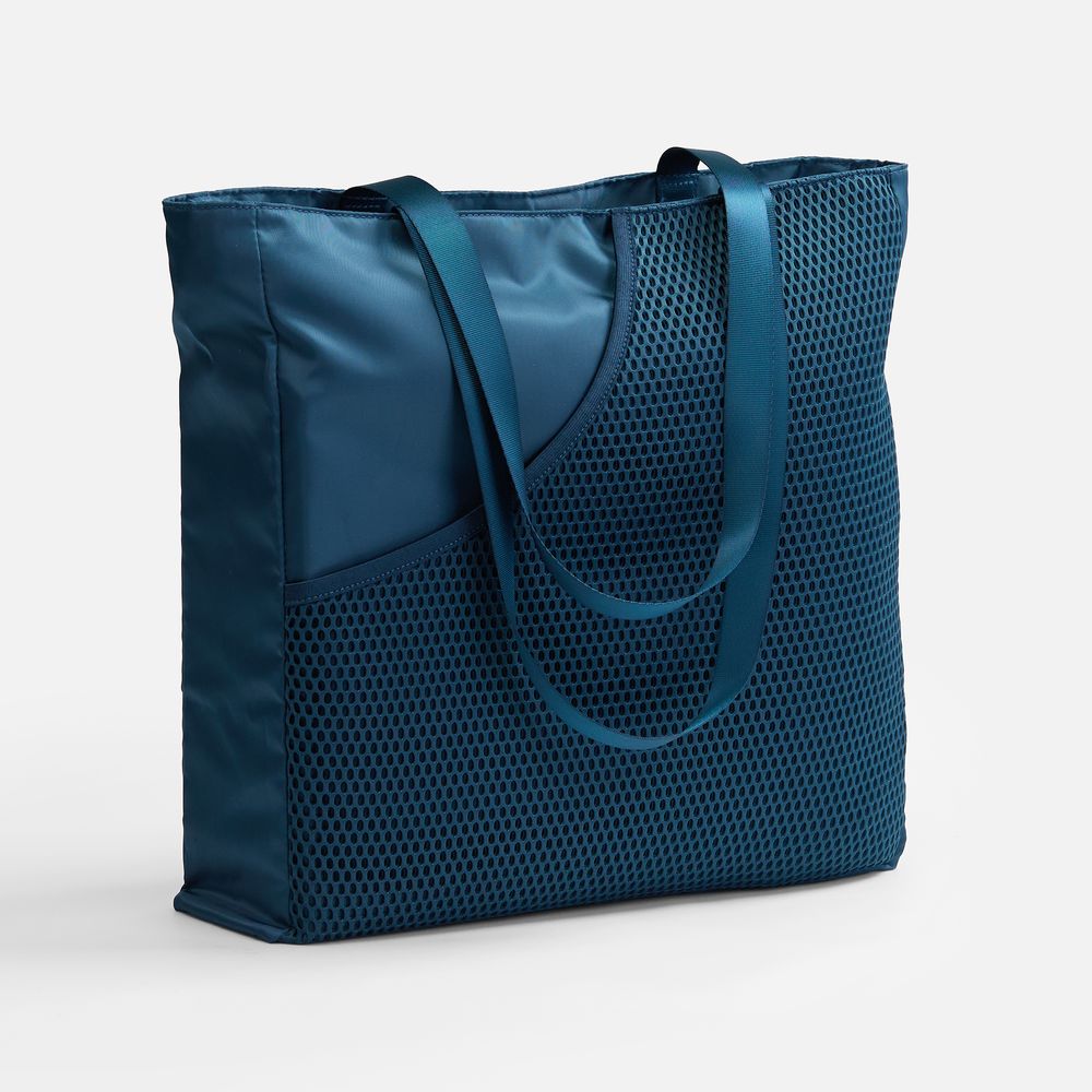 Спортивная сумка с карманом для ракеток Verkko, темно-синяя с логотипом